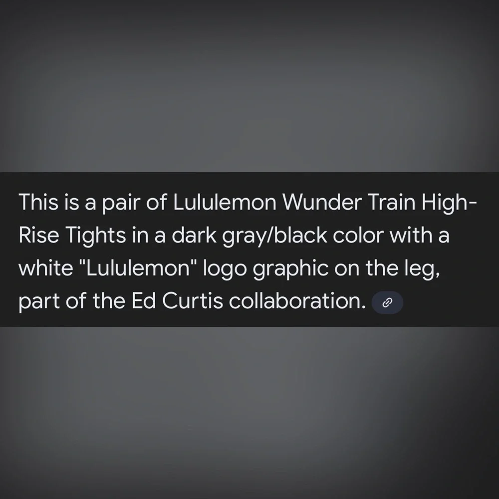 Lululemon Ed Curtis Wunder Train High Rise. Size 6 - Picture 6 of 6